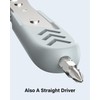AXTH 17in1 Right Angle Ratcheting Screwdriver Set, [Bearing Steel] 36-Tooth