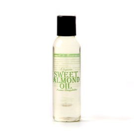 Mystic Moments | Organic Sweet Almond Virgin Carrier Oil 250ml - Pure & Natural Oil Perfect for Hair, Face, Nails, Aromatherapy, Massage and Oil Dilution Vegan GMO Free