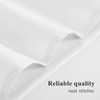 Aisbo Pillow Cases 4 Pack - White Standard 50x75 cm