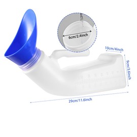 Urine Bottles for Men Urinella for Women Urine Bag for On the Go Unisex Urinals Urine Bottle 1200 ml Urine Bottle for Home, Car, Camping and Travel