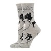 WHD French Bulldog Socks (Gray, Medium)