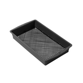 UPP 2-in-1 Garden Sieve Large 56 x 32.5 x 8 cm Square Plastic Sieve with Adjustable Mesh Size 3.7 or 10 mm and Sliding Function Versatile Use as a Stone Sieve, Ground Sieve or Sand Sieve