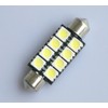 4x LED Festoon C10 W 42 mm 8 SMD Mega