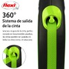 Flexi Correa Neon Verde Mediana De Cinta 5M