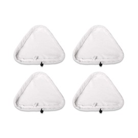 MALAYAS Set of 4 Washable Triangular Microfiber Cleaning Pad Cover for Vax S1S2 and X5 Steam Mops