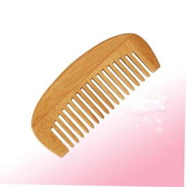 Beavorty Bamboo Wide Tooth Hair Comb Static Detangler for Men Women Curly Straight Hair Double Sided