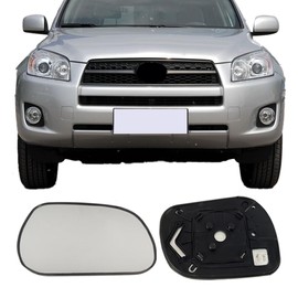 Passenger Side Mirror Replacement Glass for Toyota RAV4 2006-2012,Automotive Exterior Heated Right Side View Mirror Glass for Toyota RAV4 2006 2007 2008 2009 2010 2011 2012