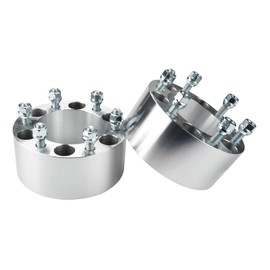 Torchbeam 6x5.5 Lug Centric Wheel Spacers 3 inch with M12x1.5 Thread Pitch, 108mm Hub Bore, 2Pcs Adapters for Tacoma, 4Runner, FJ CRUI-SER, Tundra, GX460, Sequoia, GX470