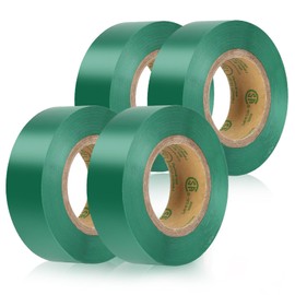 GEYYANG Green Electrical Tape, Professional Grade UL Approved, 4 Pack Multipurpose Electrical Tape for Home Improvement Electrical Equipment, 0.7in X 33ft PVC Electric Insulating Tape