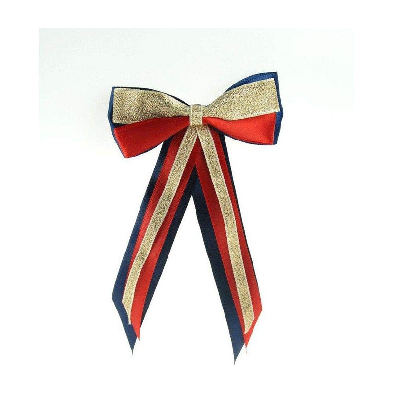 ShowQuest Unisex's Hairbow and Tails Red/Gold, Standard