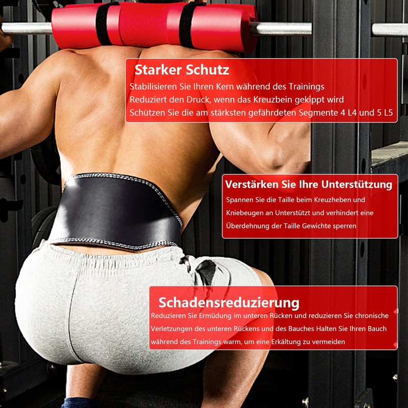 awagas 14 cm Wide Weight Lifting Belt 120 cm Lengths
