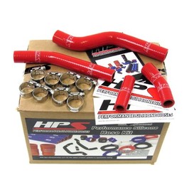 HPS (57-1264-RED) Silicone Radiator Hose Kit for Yamaha WR450F