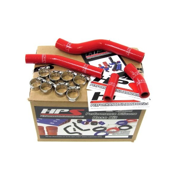 HPS (57-1264-RED) Silicone Radiator Hose Kit for Yamaha WR450F