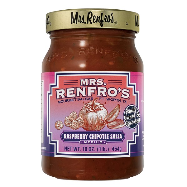 Mrs. Renfro's Raspberry Chipotle Salsa, 16 oz (2 Pack)