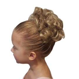 Coco Synthetic Hair Wrap Curly Faux Bun (10 - Medium Light Brown)