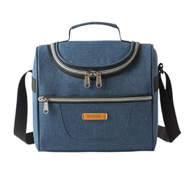 FAVORTALK Lunch Bag Women Girls Lunch Box with Adjustable Shoulder Strap Waterproof Stylish Tote Bag for Work, School, Picnics, 11614