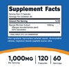 Nutricost Bacopa Monnieri 1,000mg, 120 Capsules (60 Servings) - Non-GMO,