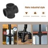 1" Black Pipe Fittings 4-Way Cross Fitting - Home Expert