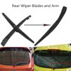 Rear Wiper Arm Blade and Arm Set Replacement for Ford