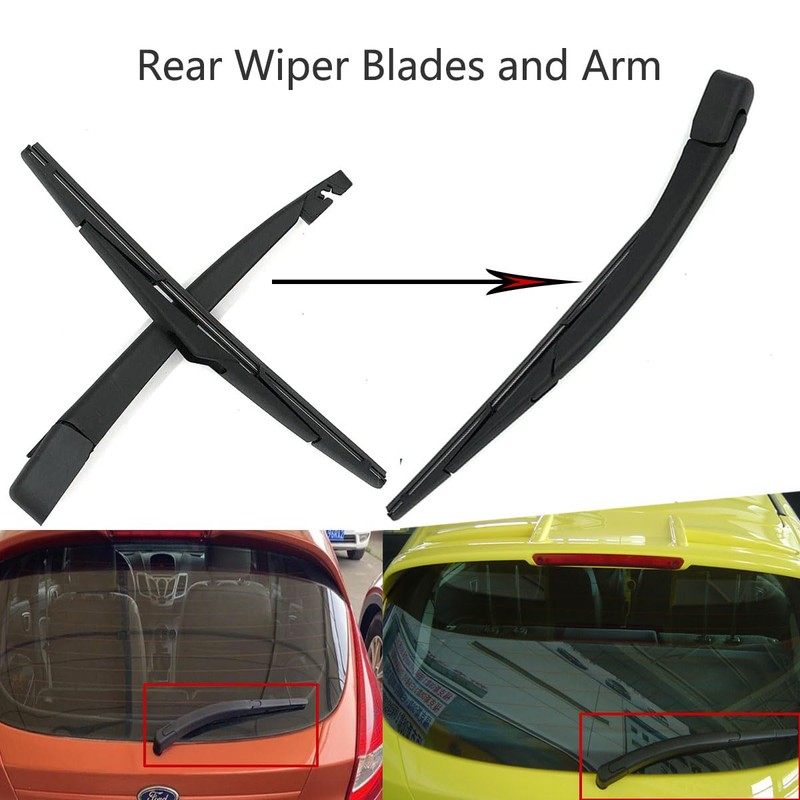 Rear Wiper Arm Blade and Arm Set Replacement for Ford