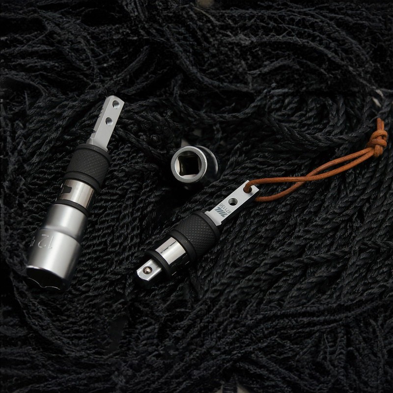 711L Flat End 1/4" Hex to Square Socket 2 in