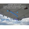 Wave One Marine FLUSH Mount 2.75" RGBW Internal Driver LED