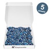 Elephantile Cobalt Blue Pebble Tiles for Shower Floor Bathroom Floor