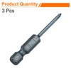 sourcing map 3pcs #0 Phillips Screwdriver Bit PH0 1/4" Hex