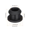 QUARKZMAN 4pcs Snap Rubber Grommet Connector Mounting Diameter 10.5mm ID
