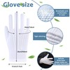NiCola 6 Pairs White Cotton Gloves, Stitched White Gloves, Sewn