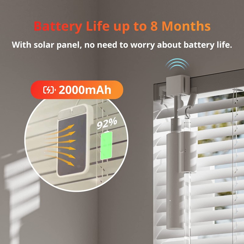 SwitchBot Blind Tilt Motorized Blinds - Smart Electric Blinds with