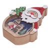 Luminous Christmas Ornament LED Light Emitting Wooden Christmas Decorations Ornaments