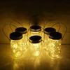 Cynzia Solar Mason Jar Lights, 6 Pack 20 LED Fairy