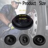 1.98" Trailer Hub Cap Rubber Plugs, 4 PCS Trailer Dust