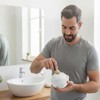 RADICALn - Cuenco de crema de afeitar de mármol blanco