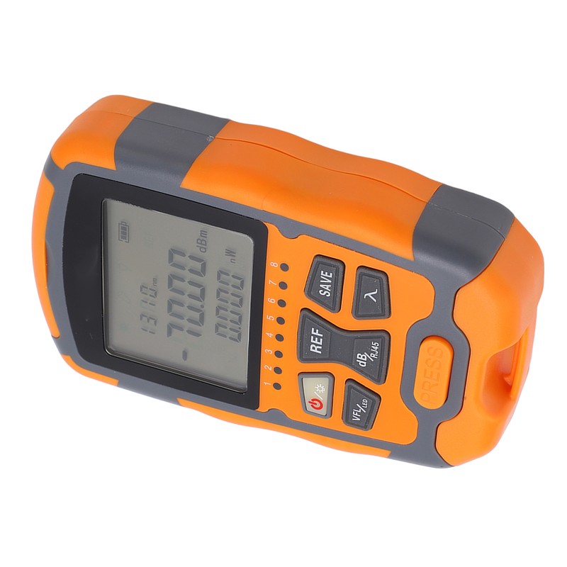 Optical Fiber Power Meter Digital Display Optic Cable Tester ‑70~+10dbm
