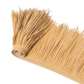 THUIENG 16.5FTx20In Tiki Straw Roof Thatch Mexican Artificial Thatch Straw Roof Tiki Bar Hut Grass Palapa Thatch Roofing Duck Blind Grass for Garden Patio Umbrella Fence Party Decoration