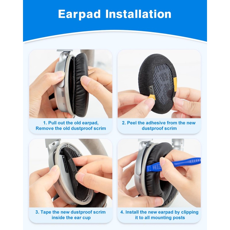 Link Dream Ear Pads for Bose Quiet Comfort 35 Soft