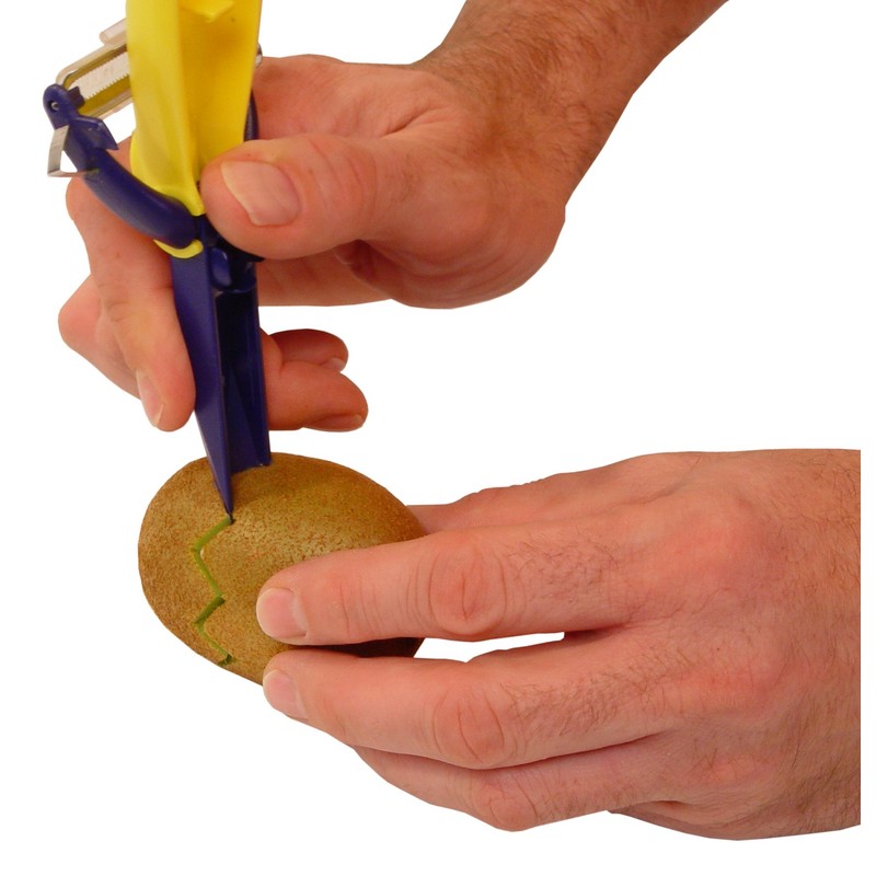 Garnish Peeler / Vegetable Peeler - Yellow/Blue (Yellow/Blue)