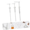 IWOWHERO 3pcs Syrup Bottle Pump Long Tube Dispenser for Home