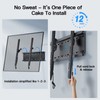 PERLESMITH Tilting TV Wall Mount Bracket Low Profile for Most