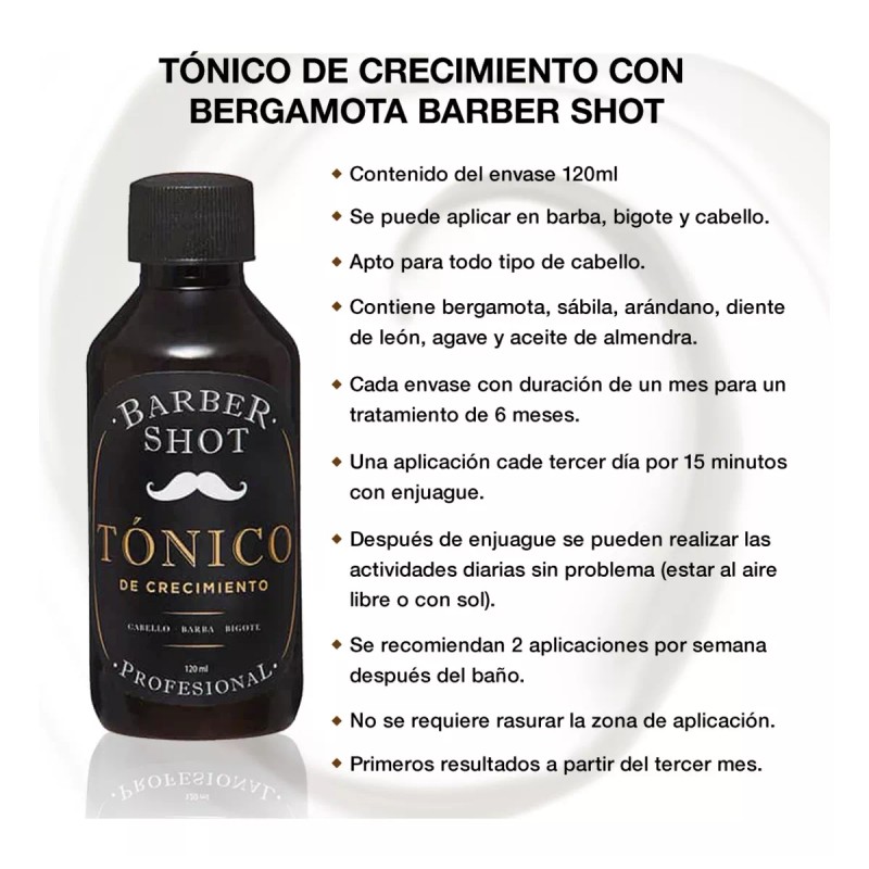 Kolor Shot Profesional Aceite + Tratamiento Con Bergamota Crecimiento Barba