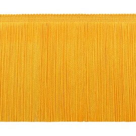 DÉCOPRO Chainette Fringe Trim 6 inch, Style# CF06, Color# FG - Flag Gold [27 Yards]