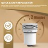 3Pcs Shower Filter Cartridges Compatible with Delta Clarifi 7RC100 &