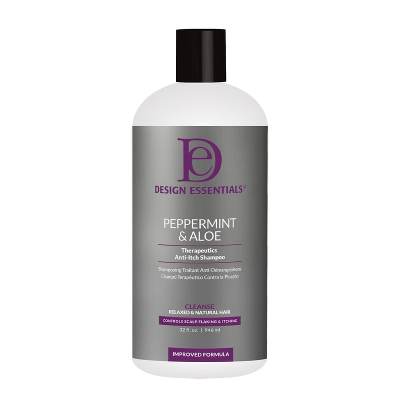 Design Essentials Peppermint & Aloe Therapeutics AntiItch Shampoo Control Scalp