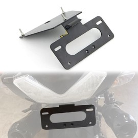 Xitomer ZX 14R Eliminador de guardabarros, organizador de cola para Kawasaki ZX-14 / ZX 14R 2006-2020 / ZZR1400 2011-2020, con luz LED para matrícula