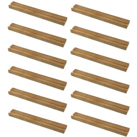 Amyhill 12 Pieces Vinyl Record Wall Mount Wood Record Holder Wall Mount Vinyl Holder Display Record Shelf Storage Vinyl Shelf Solid Vinyl Record Stand Wall Ledge Shelf Modern Floating Shelves for LPs