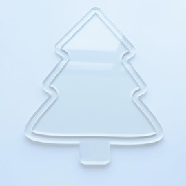 Christmas Tree Serving Tray Router Template, Acrylic Template, Woodworking Router Guide