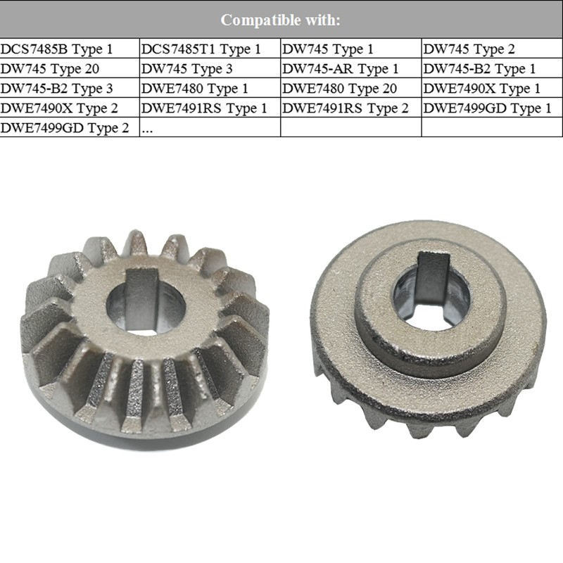 2 Pack 5140061-65 Table Saw Replacement, Bevel Gear Parts, Fits