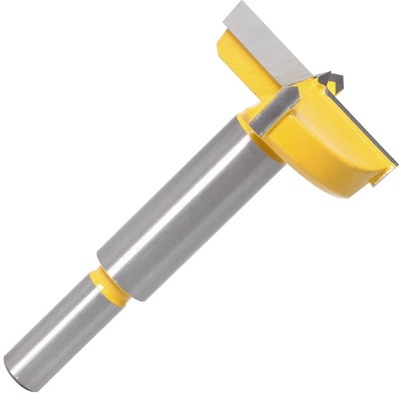 Meccion Carbide Forstner Drill Bit Wood Hole Cutter, Professional Woodworking